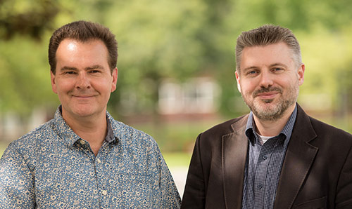 Professors Nik Kaltsoyannis and Steve Liddle